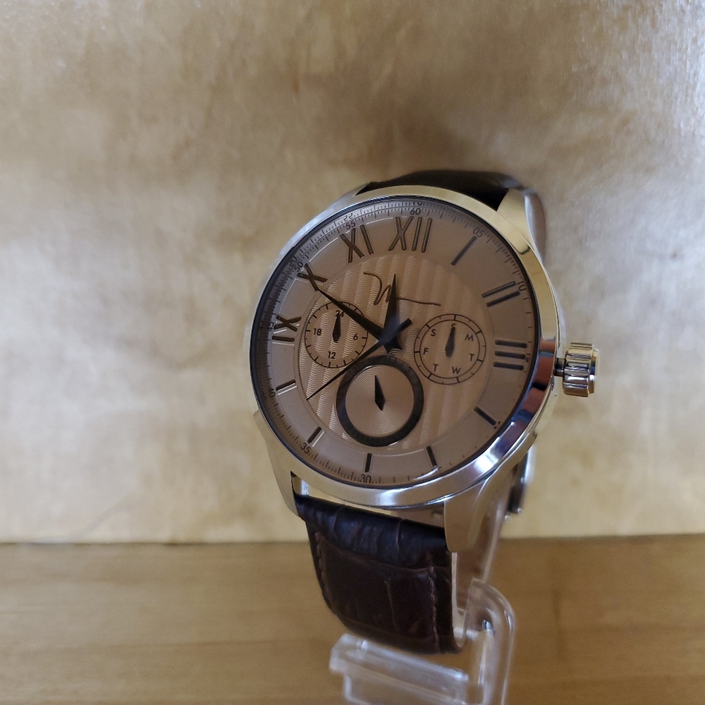 Marc Anthony Smooth Sophistication Leather Watch